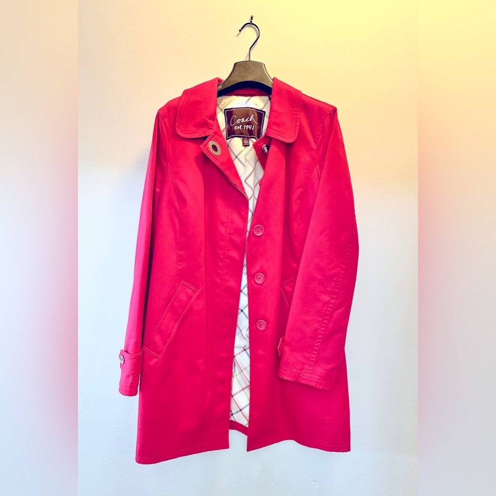 Coach 1941 Collection, Fuchsia Pink Coat, Large